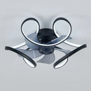 Smart Ceiling Fan with LED Lights for Bedroom Ceiling Fan (Repeated Unnecessarily) with Remote Control & App Control for Dining