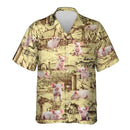 Funny Men's Shirt Animal Pig 3D Printed Beach Cute Pet Graphic Shirts For Men Clothes Casual Hawaiian Surfing Short Sleeve