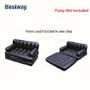 Bestway 二合一气垫沙发，充气沙发床，充气躺椅，露营防水，充气沙发 M