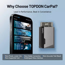 TOPDON CarPal OBD2 汽车代码阅读器扫描仪 汽车健康检查 烟雾检查 电池测试 全系统扫描 6 项复位服务