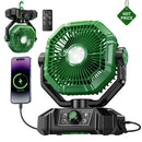 The Breeze Sentinel | 20000mAh Portable Camp Fan with LED Lantern