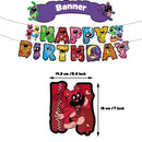 Smiling Critters Birthday Party Decoration Disposable Tableware Set Plate Balloons Banner Cake Topper Party Supplies Baby Shower