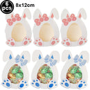 Easter Banner Easter Sign Garlands Rabbit Swirl Hanging Decoration Easter Egg Carrot Bunny Banner Happy Easter Party Decorations
