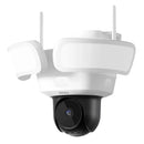 AOSU 3K UHD WiFi Floodlight Camera Outdoor 360° View Color Night Vision Wireless Security Camera PIR Detection 2-way Audio