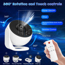 Galaxy Projector for Bedroom Pro Version HD 12 in 1 Film Discs Star Projector Galaxy Light Planetarium Projector with Timer White Noise 360 ° Rotation Bluetooth Remote Control
