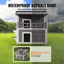 The Feral Keep | 2-Story Weatherproof Outdoor Cat Shelter