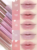 LEEMEMBER Lip Gloss Mirror Original Moisturizing Hydrating Low saturation Color Lipstick Fine Flash Longlasting Lip Makeup 3g