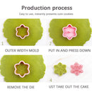 9pcs/Set Snowflake Cookie Embossing Cutter Molds Merry Christmas Snowflake Fondant Stamp Pastry Biscuit Cake Decorating Tools