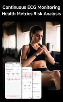 2026 New Nursing Grade Smart Bracelet SpO2 Blood Lipid Uric Acid ECG+PPG Waterproof Band Body Temperature Sport Fitness Tracker