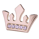 Classic Royal Crown Brooch Golden Lapel Pin Men's Shirt Collar Accessories Stainless Steel Small Brooches Pins Wedding Jewelry