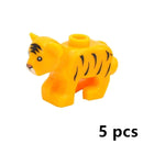 Figures Animal Building Block MOC City Goat Sheep Eagle Owl Panda Parrot Seagull Penguin Zoo Fram Accessories Bricks Toy Gift