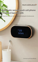 Smart Automatic Foam Soap Dispenser USB Charging Hand Washing Machine ABS Material Two Colors for Bathroom