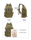 Tactical backpacks and emergency backpacks with modular loading systems, featuring reflective strips, suitable for daily use.