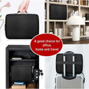 Document Bag With Lock, 3-Layer File Storage Case With Water-Resistant Zipper, Document Safe Portable Travel Home Organizer
