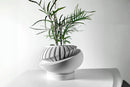 Modern Minimalist 3D Printed Plant Pot – Biodegradable Flower Planter for Home Decor, Eco-Friendly Sustainable Gift (Luxar)