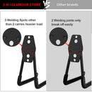 Heavy Duty Metal Hook Garage Organizer Wall Mount Anti-slip Bicycle Hanger Hooks Storage Hook For Ladders Garden Tool