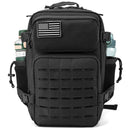 25L Tactical Backpack Outdoor Bag Fitness Backpack MOLLE Backpack Women's/Men's Hiking Survival Backpack Men's Dual Cup Holder