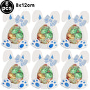 Easter Banner Easter Sign Garlands Rabbit Swirl Hanging Decoration Easter Egg Carrot Bunny Banner Happy Easter Party Decorations