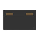 WUAWE 16.1" Portable Monitor Sleeve Bag, PU Leather Case for Travel Monitor Laptop, Black
