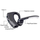 New V8 Wireless Bluetooth Single Earphone With HD Mic Stereo Headset Handsfree Call Business Headphone For Sports Driving Travel