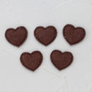 50pcs 21x25/32x37mm Padded Corduroy Fabic Heart Appliques for DIY Hat Clothes Leggings Sewing Supplies Headwear Decor Patches