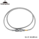 Z17 100CM CAMPINGMOON Outdoor Camping Equipment Card Type Furnace Head Extension Tube Straight Gas Extension Pipe