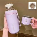 The Emberline | Double-Wall Vacuum Thermos Flask with Tea Strainer, 600/800ml