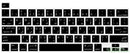 适用于 MacBook Pro 13 英寸 2020 A2289 A2251 A2338 M1 芯片和 MacBook Pro 16 英寸 2019 的阿拉伯语硅胶键盘保护膜（欧盟版）
