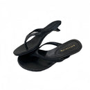 SUOJIALUN 2025 Summer New Brand Women Slipper Fashion Narrow Band Slip On Flip Flop Shoes Square Low Heel Outdoor Sandals