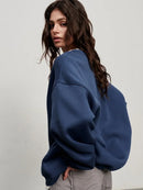 Wolfeel Oversized Hoodies & Sweatshirts for Women Autumn Winter Thick Warm Fleece Sweatshirt Girls Streetwear Loose Pullovers