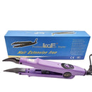 Loof Professional New Adjustable Temperature 220℃ Smart Mini Heating Tip Hair Extension Plier Iron, Fusion Keratin Bonding Tool