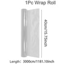 Transparent Colored Cellophane Wrap Roll Cellophane Paper Rolls for Gift Baskets, Treats, DIY Crafts, Christmas Gifts Packaging