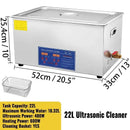 VEVOR Ultrasonic Cleaner Ultrasound Cleaner Portable Ultrasound cleaning Machine Multifunction 1.3L-30L Diswasher Home Appliance