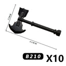Medieval MOC Weapon Figure Accessories Building Blocks Soldiers Sword Shield Bow Arrow Trident Hammer Axe Spear Brick Kid Toy