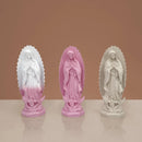 12-Inch Mexico Virgin Mary Figurines Catholic Blessed Mother Guadalupe Sculpture Resin Religious Statue Home Room Decoration