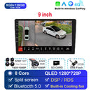 适用于Univers车载收音机的Android 14 双DIN Apple Carplay车载多媒体播放器 GPS Android Auto IPS屏幕 RDS DSP车载音响