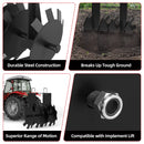 Disc Harrow Implements ATV Food Plot Equipment Impact Implements ATV/UTV Disc Harrow Plow Scraper Blade