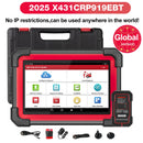 2025 年新款 X431 CRP919E BT OBD2 双向诊断仪，新增 CAN FD/DoIP OE 级全系统诊断功能，支持蓝牙