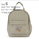 KS Baby Backpack 2024 New Kids Schoolbag Kindergarten Bags Brand Traveling Mom Cherry Lemon Children's Boys Girls Storage