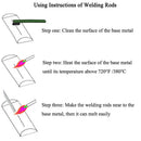 Universal Copper Aluminum Fux-cored Electrodes Welding Rods Easy Melt Weld Wire for Steel Copper Aluminum Iron Refrigerator Weld