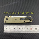 BM 535 Bugout Multi EDC折叠刀 Grivory刀柄 水滴头 超轻 户外狩猎露营钓鱼口袋工具