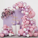 60/136pcs Pink Balloon Arch Party Set Confetti Ballon Butterfly Birthday Decorations Balloon Wedding Supplies Baby Shower Globos