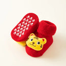 Kids Christmas Socks Children's Socks Girls Boys Non-slip Print Cotton Toddler Baby Socks Newborns Infant Short Socks Clothing