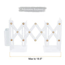 Adjustable Bookend with Pen Holder Extends up to 19 Inch Expandable Desk Magazine File Organizer Holder for Office Book Storage