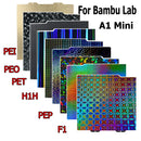 PEI Sheet for Bambulabs A1 Mini Bambu Lab Build Plate Smooh PEO PET H1H PEP Heat Bed Spring Steel Sheet Plate for Bamboo A1 Mini