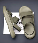 Sandals for Men 2026 New Summer Breathable Soft Bottom Casual Anti Slip Wear Beach Shoes Dual Purpose Driving Slippers Sandals