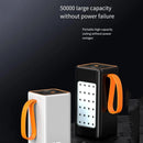 50000mAh-Power Bank 66W PD Fast Charging – Outdoor Camping Battery Pack with UK Plug