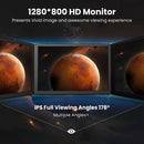 Eyoyo 10.1-inch Capacitive Touchscreen for Raspberry Pi LCD Display 1280x800 HD IPS Screen Driver-free Portable HDMI Touch Monitor Supports Banana Pi&Gaming Consoles