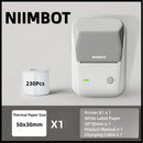 Niimbot B1 English Label Printer Portable Handheld Thermal Printer Mini Barcode QR Code Sticker Paper Color Rolls Maker Cable