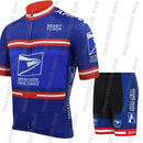 2026 USA-Postal cycling Jersey Set National Team Clothing Men Blue Road Bike Shirt Suit Bicycle Bib Shorts Skull Ropa Maillot